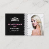 Carte photo d'emblème de bonheur de TTT-Diamant (Dos)