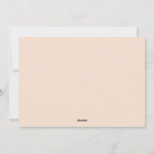 Carte photo des bénédictions de Pâques (Dos)