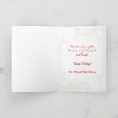 Carte photo des cloches et des vaches de Noël (Intérieur)