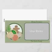 Carte photo des cookies de Noël (Devant / Derrière)