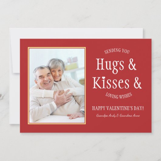 Carte photo des embrasses (Devant)