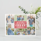 Carte photo des Fêtes de Noël (Debout devant)