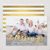 Carte photo des Fêtes des bénédictions (Devant / Derrière)