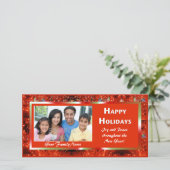 Carte photo des lumières des Fêtes (Debout devant)