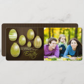 Carte photo des oeufs de Pâques (Devant / Derrière)