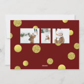 Carte photo des Parties scintillant de vacances -  (Dos)