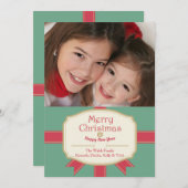 Carte photo des sentiments de vacances (Devant / Derrière)