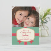 Carte photo des sentiments de vacances (Debout devant)