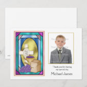 Carte photo des symboles de la première sainte com (Devant / Derrière)