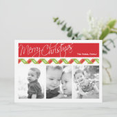 Carte photo des vacances 3 du plaid | de Noël (Debout devant)