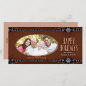 Carte photo des vacances au chocolat (Devant / Derrière)