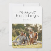 Carte photo des vacances les plus agréables (Devant)