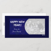 Carte photo - Design Fireworks (Devant / Derrière)