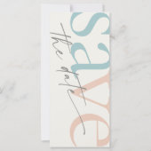 Carte Photo Destination Plage Enregistrer La Date (Devant)