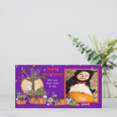 Carte photo d'Halloween (Debout devant)