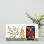 Carte photo d'Halloween (Debout devant)