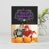 Carte photo d'Halloween (Debout devant)