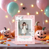 Carte photo d'Halloween Éffrayant