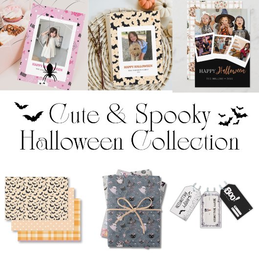 Carte photo d'Halloween Éffrayant