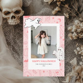 Carte photo d'Halloween Éffrayant