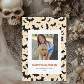 Carte photo d'Halloween Éffrayant