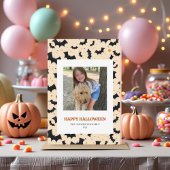 Carte photo d'Halloween Éffrayant