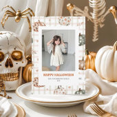 Carte photo d'Halloween Éffrayant