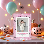 Carte photo d'Halloween Éffrayant