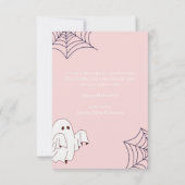 Carte photo d'Halloween Éffrayant (Dos)