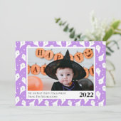 Carte photo d'Halloween mou (Debout devant)