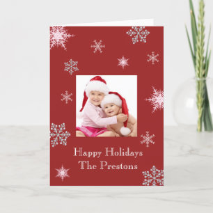 Carte photo d'hiver