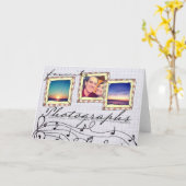 carte photo d'instagram de griffonnage (Fleur jaune)