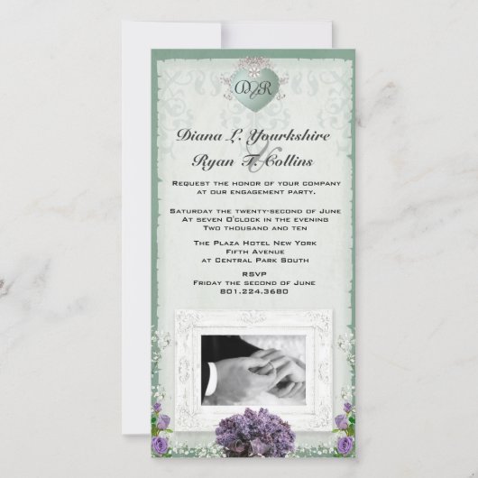 Carte photo d'invitation (Devant)