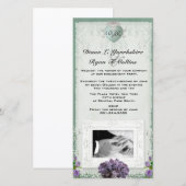 Carte photo d'invitation (Devant / Derrière)