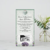 Carte photo d'invitation (Debout devant)