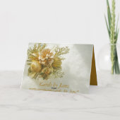 Carte photo d'or de Joyeuses Fêtes de Janz (Dos)