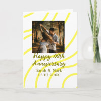 Photo doré jaune 30e anniversaire de mariage nom