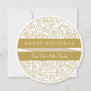 Carte photo d'ornement de vacances