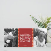 Carte photo double (Debout devant)