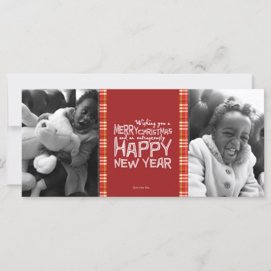 Carte photo double (Devant)