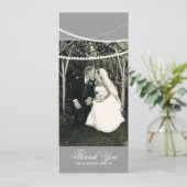 Carte photo double face : Cordons de lumière éléga (Debout devant)