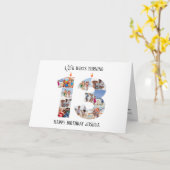 carte photo du 13e anniversaire (Fleur jaune)