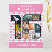 carte photo du 16e anniversaire (Fleur jaune)