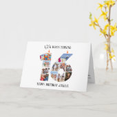 carte photo du 16e anniversaire (Fleur jaune)