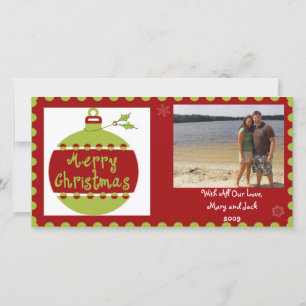 Carte photo du bal de Noël
