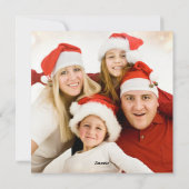 CARTE PHOTO DU CLASSEMENT DE NOËL DE VINTAGE (Dos)