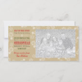 Carte photo du devis de Noël (Devant)