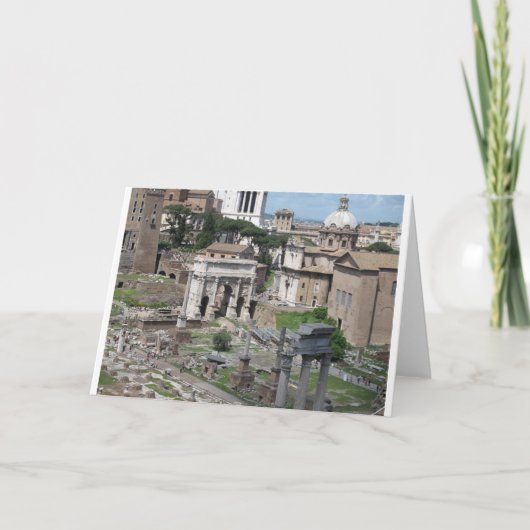 Carte Photo du Forum romain (Devant)