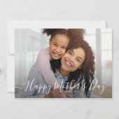 carte photo du jour de la mère heureuse (Devant)