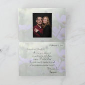 Carte photo du jour de mariage (Intérieur)